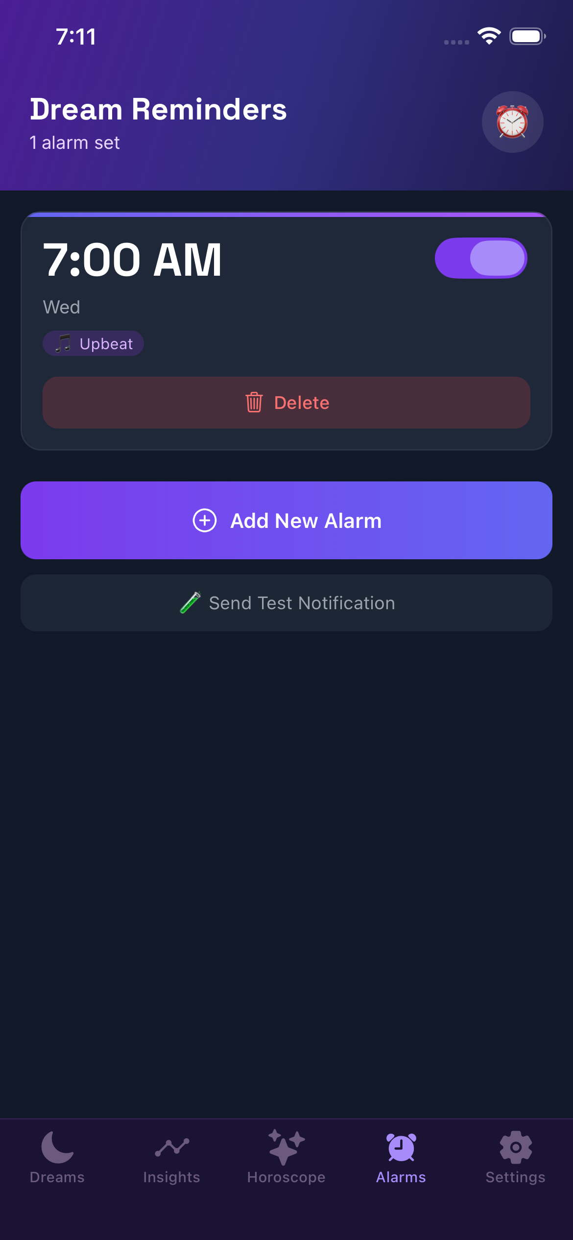 Alarms